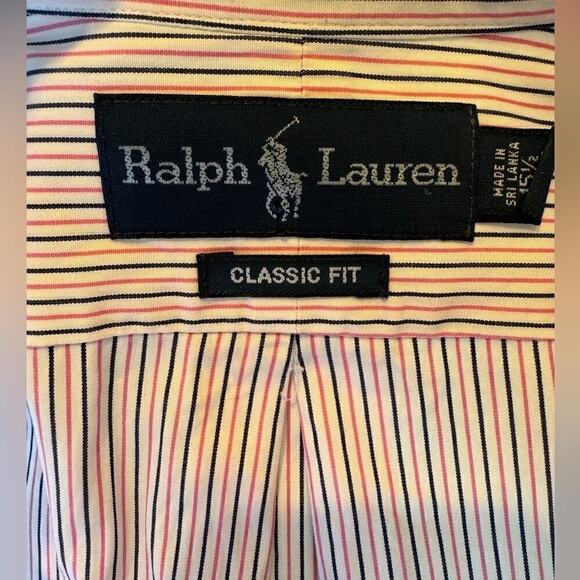 Ralph Lauren Classic Fit Men’s Dress Shirt Button Down Collared - Picture 2 of 8